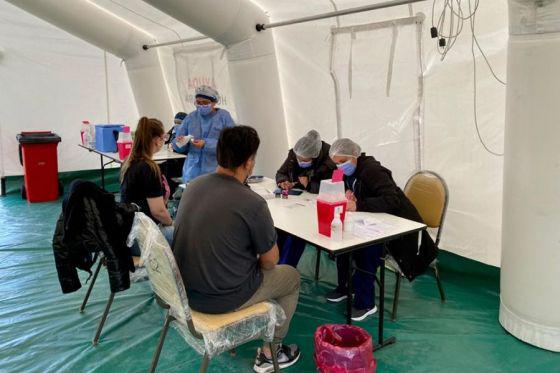 carpa vacunacion