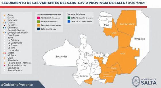 nuevo mapa de variantes