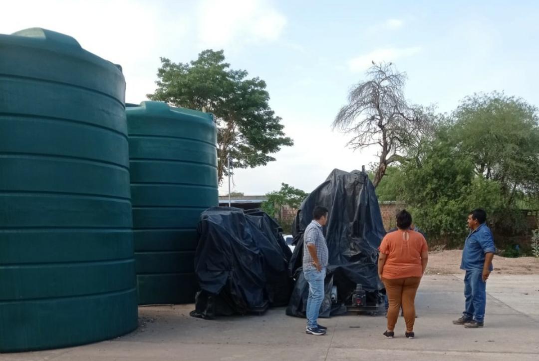 sin agua en lumbreras