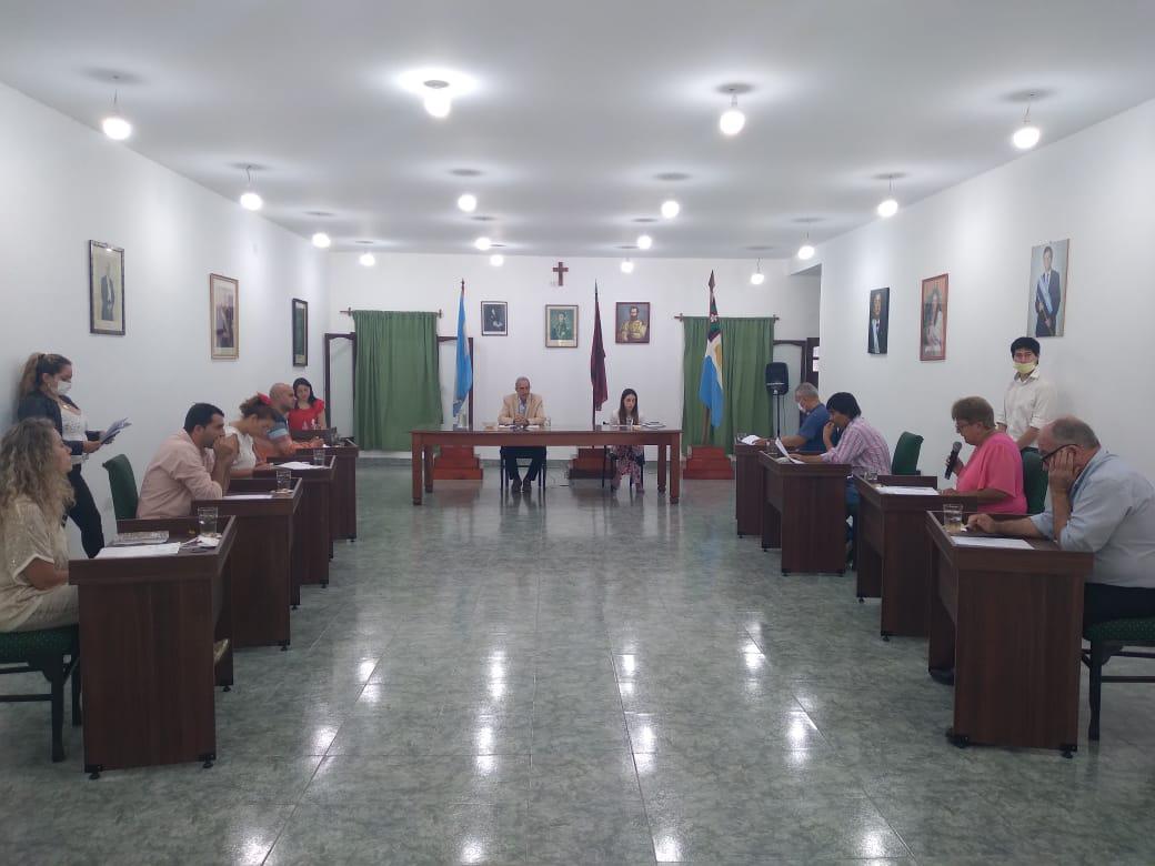 sesión del concejo deliberante