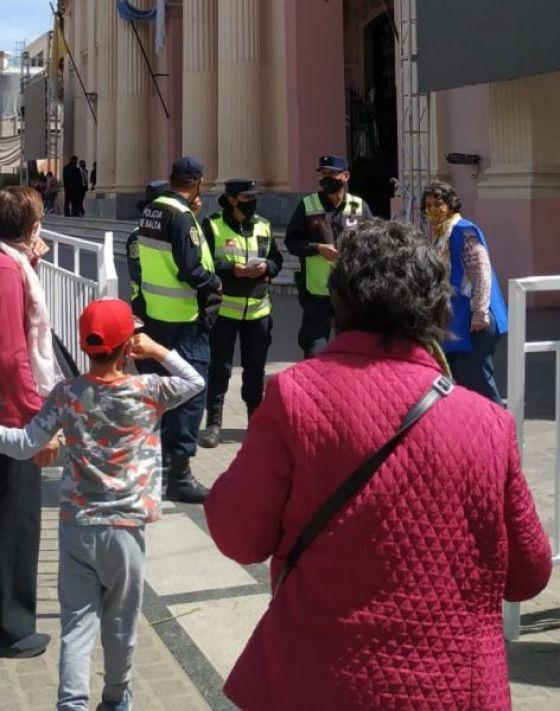 control policial catedral