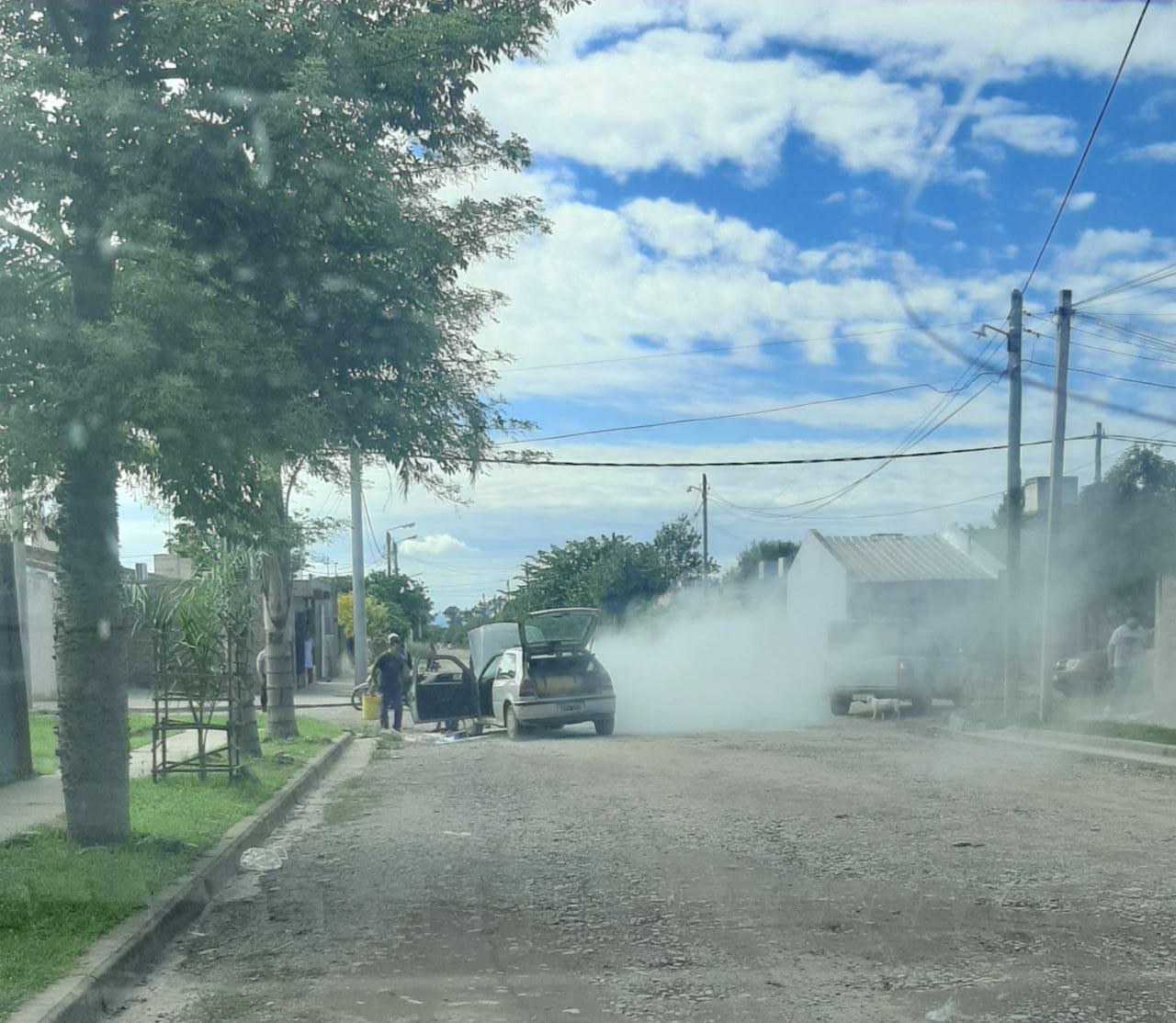incendio auto