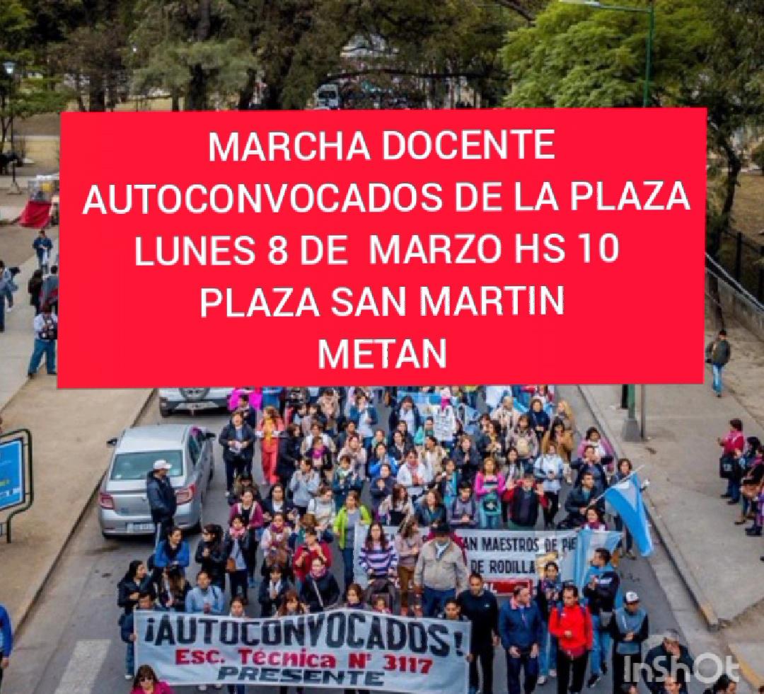 marcha autoconvocados