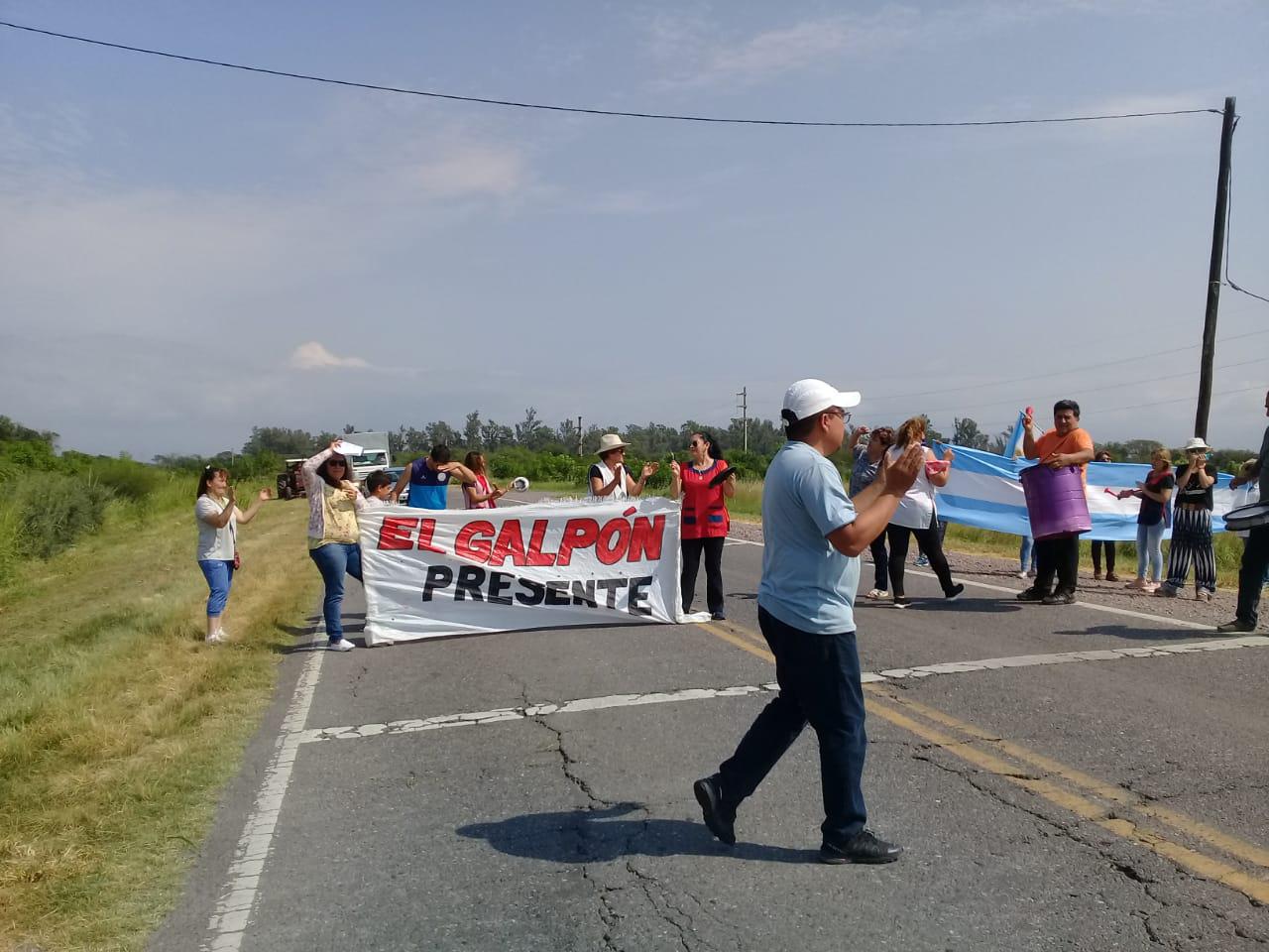 corte de ruta galpon