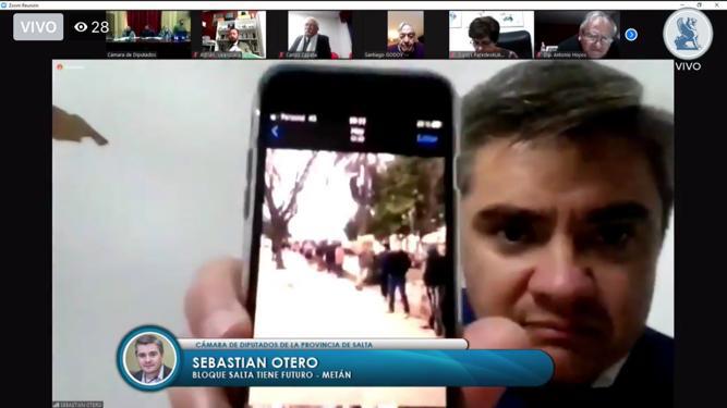 otero en sesion