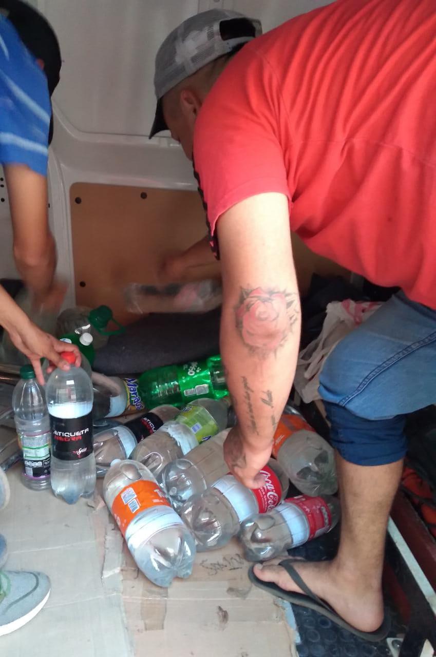 entrega de agua