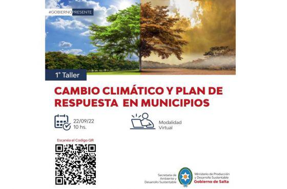 Convocan Al 1° Taller De “Cambio Climático Y Plan De Respuesta En ...