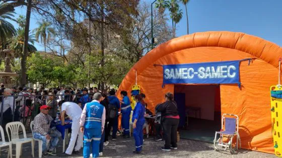 97748-el-samec-realizo-mas-de-2000-atenciones-durante-la-procesion-del-milagro