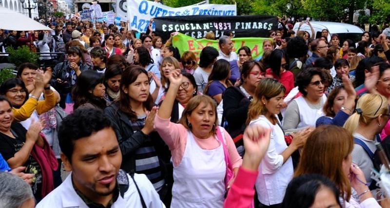 protesta docente salta