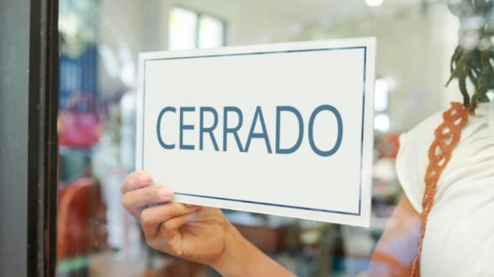 comercio cerrado