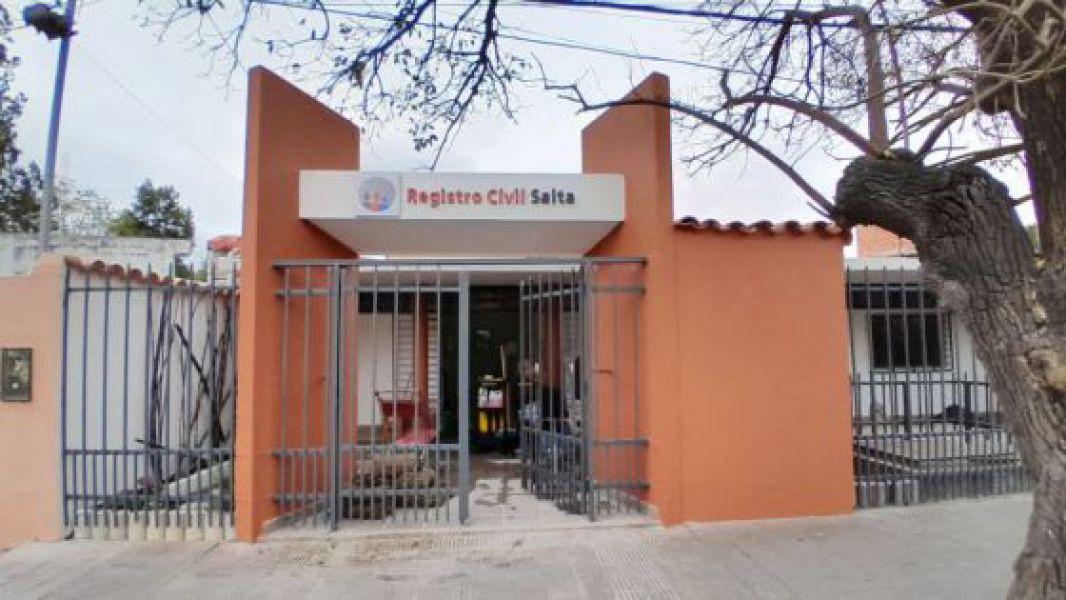 registro civil salta frente